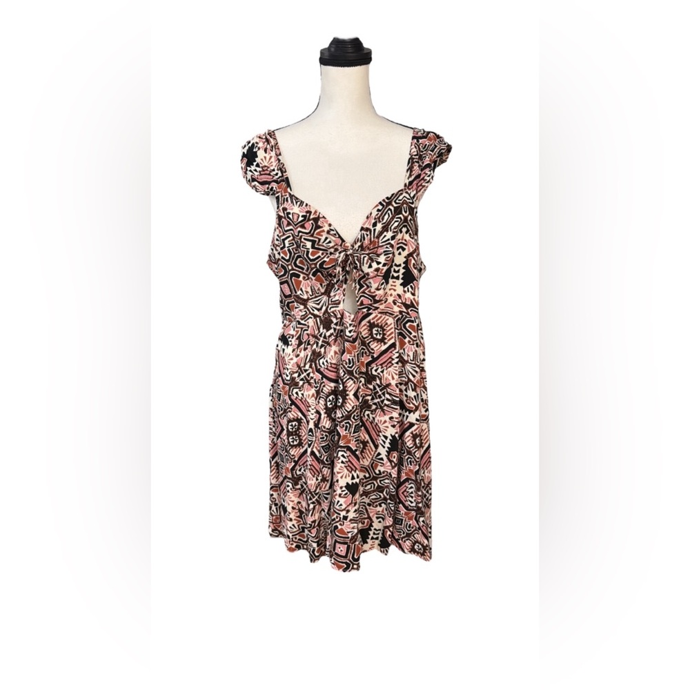 Xhiliaration Aztec Dress, XXL